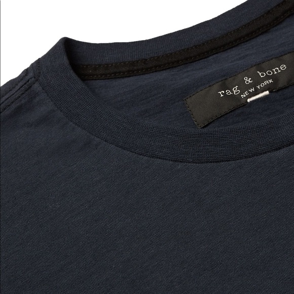 rag & bone Appliquéd Cotton-Jersey Men’s T-Shirt - Picture 4 of 8